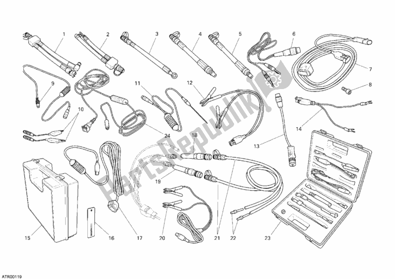 Toutes les pièces pour le Instrument De Contrôle De Pression du Ducati Sportclassic GT 1000 USA 2007